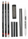 Set qymyr vizatimi Derwent Charcoal, komplet lapsa edhe shufra, për artistë, i zi