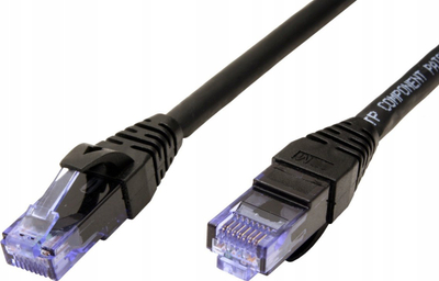 Мрежен кабел Roline Patch, RJ45 до RJ45, CAT 6a, 1.5 m, црн