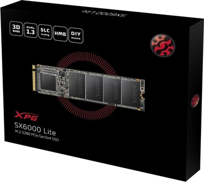 SSD Adata XPG SX6000 Lite, 1TB, NVMe M.2