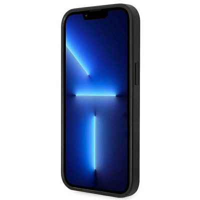 Mbulesë telefoni Karl Lagerfeld PU Saffiano Karl Head për iPhone 14, e zezë