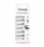 Qerpikë artificialë tufë Donegal Spire Lashes, 90 copë, gjatësi 8 13 mm, të zinj