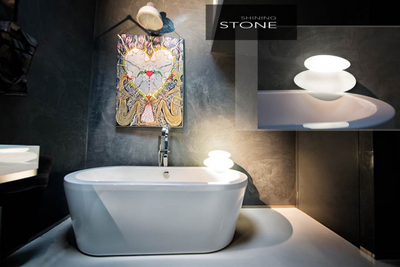 Llambë dekorative diellore LED Outdoor Shining Stone, për ambient të jashtëm, shumëngjyrëshe