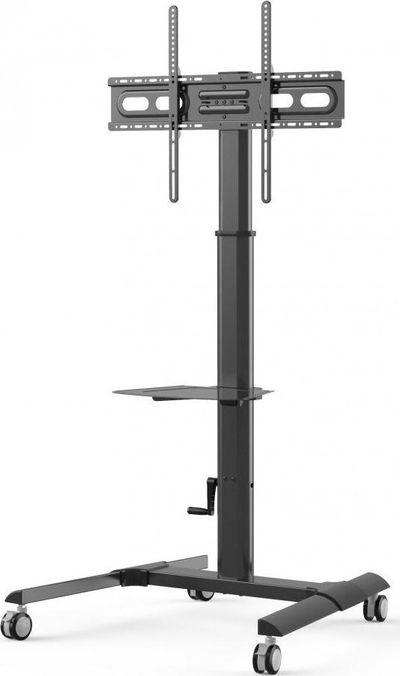 Stendë dyshemeje për monitor Techly ICA-TR228, 32" 70", lartësi e rregullueshme, e zezë