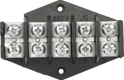 Akesor lidhës Elektro-Plast Nasielsk, 5x10mm2, 0963-00, i zi