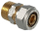 Dykokëz metalik TDM Brass 530001N 1030, filetim 3/4", bronz