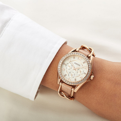 Orë dore Fossil ES3466, rose gold