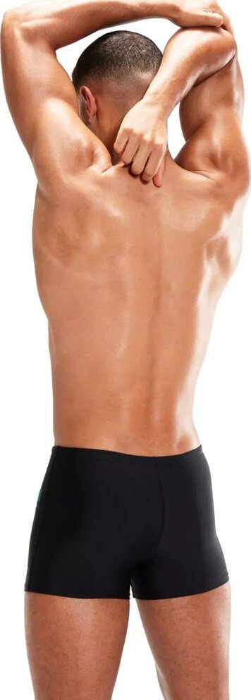 Rroba banje për burra Speedo Tech Print Aquashorts, ECO EnduraFlex, të zeza me blu