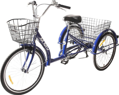 Велосипед KOOWY Bike 3, 24", Shimano 6 брзини, темно сина