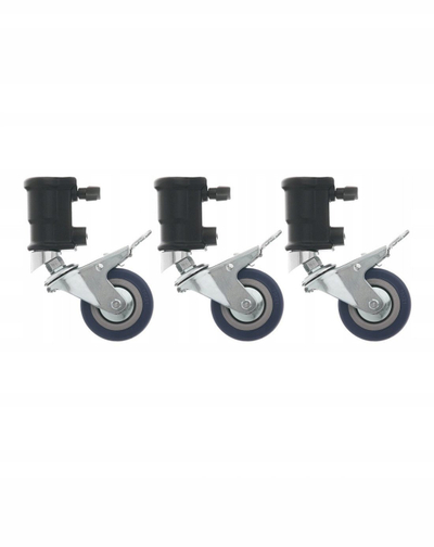 Rrota tripodi GlareOne Glide Kit Fatboy, set 3 copë, me frena, gri