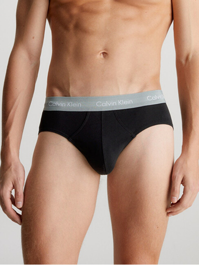 Set mbathje për meshkuj Calvin Klein 8720109432787, 3 palë, të zeza me dizajn