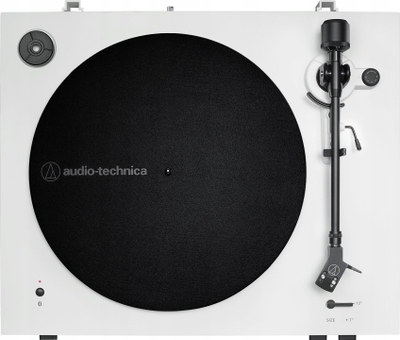 Gramafon Audio Technica ATLP3XBT, automatik me rrip, me Bluetooth, i bardhë