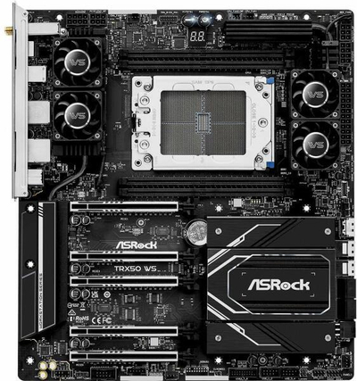 Pllakë amë ASRock TRX50 WS, DDR5, PCIe 5.0, e zezë