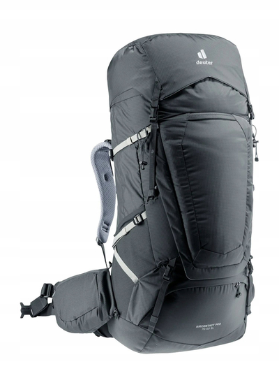 Çantë shpine Deuter Aircontact Pro 75+10 SL, 75L, për hiking, blu