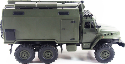 Makina me komandë Amewi Ural B36, 1:16, 6x6 RTR, e gjelbër