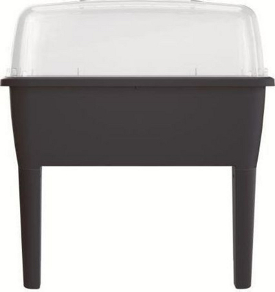 Пластична градина Prosperplast Mini Greenhouse DREP770 S433, 52L, 38x77x82 cm, антрацит