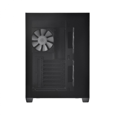 Kutia kompjuterike FSP Fortron CMT380, MIDI ATX, për desktop, e zezë