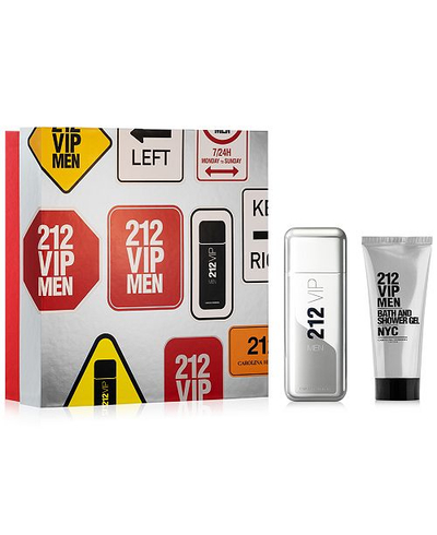 Set Carolina Herrera 212 Vip: Eau De Toilette 100 ml & Xhel dushi 100 ml