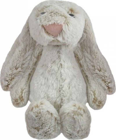 Lepur pelushi lodër Beppe Mascot Rabbit Luigi, 18 cm, bezhë