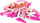Kleçka zbukurimi Fandy Nude Clips Large, set me 20 copë, shumëngjyrëshe