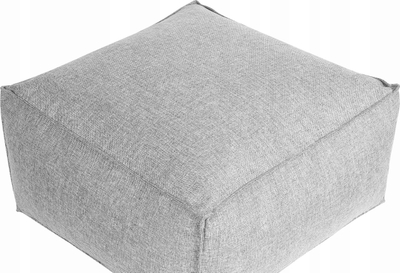 Puf Beliani MUKKI, kube 50x50x30 cm, material tekstil, gri