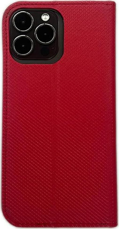 Futrollë Smart Magnet Book Case për Motorola Moto G73 5G, me kapak, e kuqe