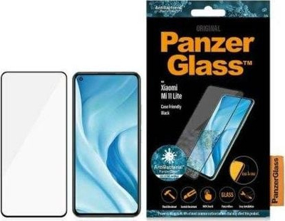 Mbrojtëse ekrani PanzerGlass E2E për Xiaomi Mi 11 Lite 5G, 6.55\", e zezë