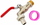 Rubinet kopshti Garden Lever Tap, 3/4" x 1", bronx me shtresë nikel