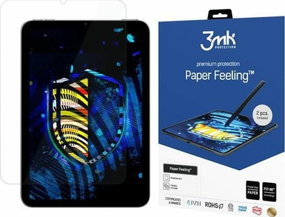 Folie mbrojtëse 3MK PaperFeeling për iPad Mini 8.3", set 2 copë, transparente