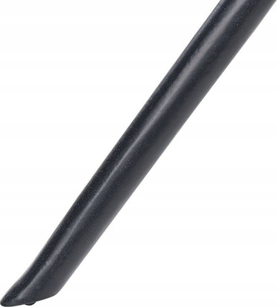 Tavolinë anësore ERAVUR metal, Ø36cm, me këmbë trekëmbëshe, ari me të zezë