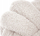 Jastëk dekorativ MALNI Bouclé Knot, 19 x 19 cm, i bardhë