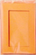 Kartolina Passepartout Rectangle Orange, 10.5x15cm, set 5 copë, okër
