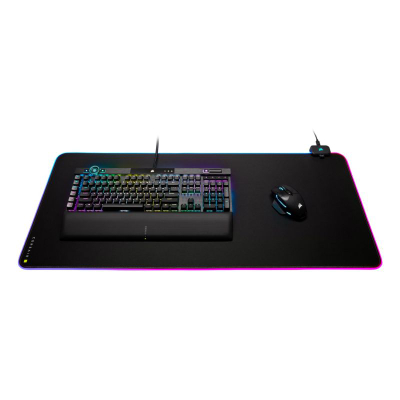 Mousepad gaming Corsair MM700 RGB Extended, cloth, i zi
