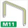 Modeco Expert MN-46-14 Хефталици M11, 1000 парчиња