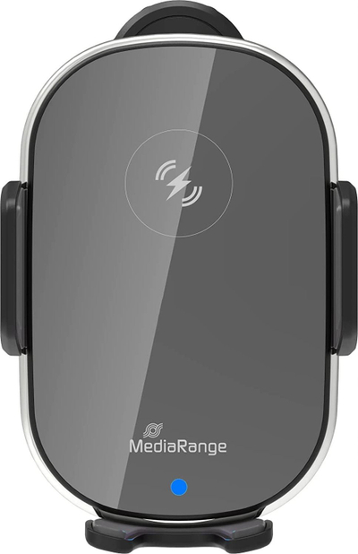 Karikues wireless për makinë MediaRange MRMA117, montohet te grilat e ajrit, 15W, i zi