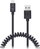 Кабел УСБ Лајтнинг Connect IT Wirez CI-682, 1.2 m, спирален, црн