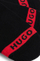 Çorape për meshkuj Hugo Boss, 3 palë, të zeza/ të kuqe