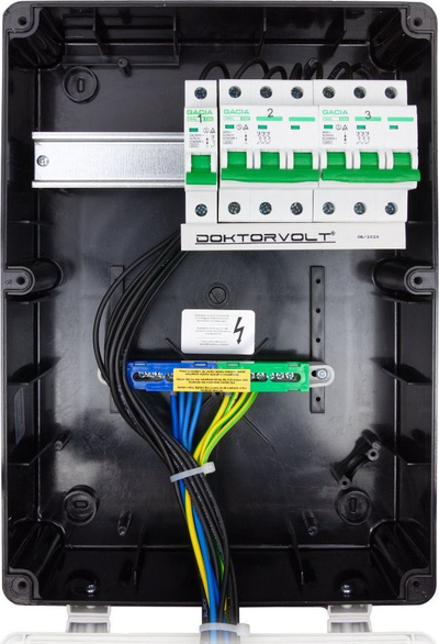 Електричен панел Doktorvolt Eco S, 32A, 16A, бел