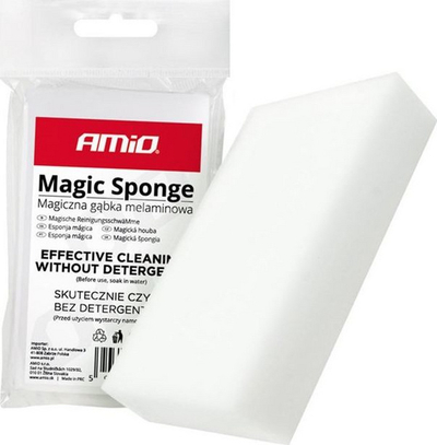 Сунѓер за чистење Magic Melamine, за многу површини, бел