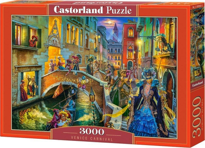 Puzzle Castorland Venice Carnival, 3000 pjesë, shumëngjyrësh