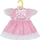 Fustan princeshë për kukulla Zapf Creation Dolly Moda, 43 cm, rozë e bardhë