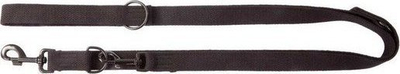 Litar për qen Dingo Extendable Cotton, 1.6cm, 120-220cm, i zi