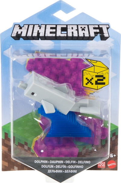 Figurë loje Educa Borras Minecraft, 8 cm, me nyje që lëvizin, shumëngjyrëshe
