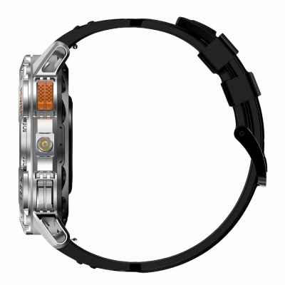 Ora e zgjuar Gravity GT22-2, ekran me ngjyra, Bluetooth, ngjyrë argjendi