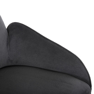 Kolltuk ngrënieje Shai 61x63x93Hcm (HM9844.03), gri/ zezë