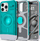 Mbulesë telefoni Spigen Classic C1 MagSafe për iPhone 15 Pro, bondi blue, transparente