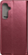 Kaburë telefoni Smart Magneto për Samsung S23 FE, funksion portofol, me magnet, burgundy