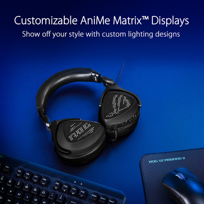 Kufje ASUS ROG Delta S Animate, të zeza
