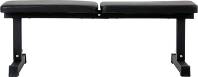 Клупа за вежбање Rebel Active RBA-2000-S, права, зајакнат челик, црна