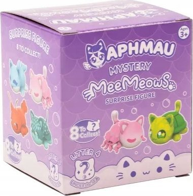 Set figura lodër Aphmau MeeMeows Mystery, 8 copë, surprizë, shumëngjyrëshe