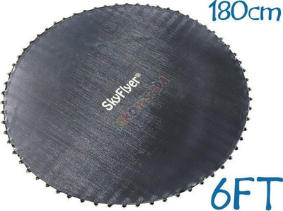 Dyshek kërcimi për trampolinë Jumping Mat, 6FT, polipropilen, i zi